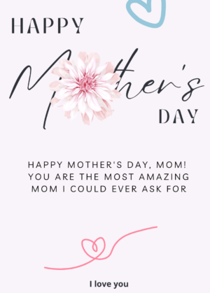 Download and Edit Mothers Day Templates